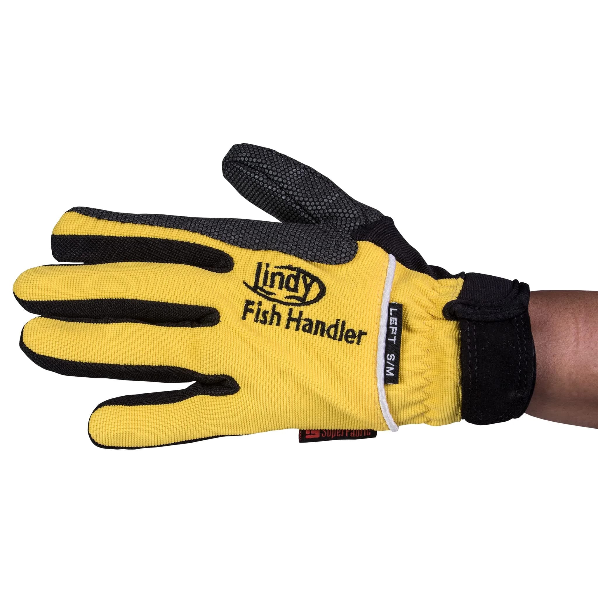Lindy Fish Handling Glove Puncture-Proof and Cut Resistant Left Hand Large/X-Large | 800% More Puncture Resistant — Left Hand / Small/Medium