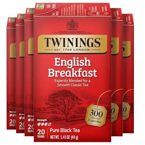 Twinings English Breakfast Black Tea 120 Teabags | Rich, Full-Bodied, Caffeinated thumbnail 1