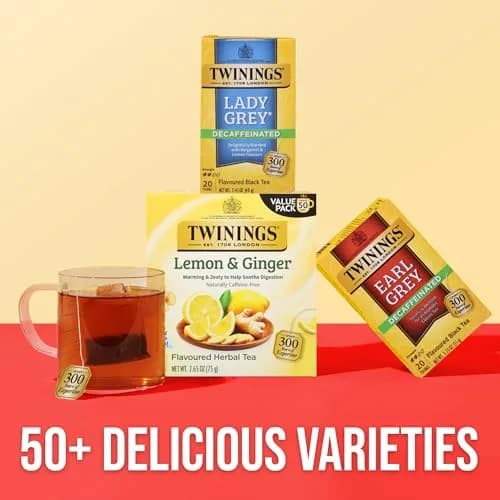 Twinings Decaffeinated Lady Grey Black Tea 120 Teabags | Orange & Lemon Peel, Enjoy Hot or Iced thumbnail 6