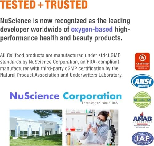 Cellfood Oxygen Boost Liquid Supplement 29.57ml (1 fl oz) | Gluten-Free, Kosher, Energy & Vitality thumbnail 7