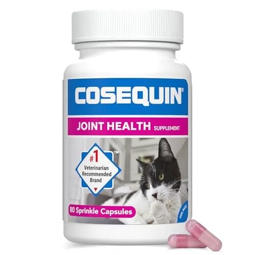 Cosequin Joint Supplement for Cats, Easy Sprinkle Capsule 80ct | Vet-Recommended USA Import for Joint Health thumbnail 1