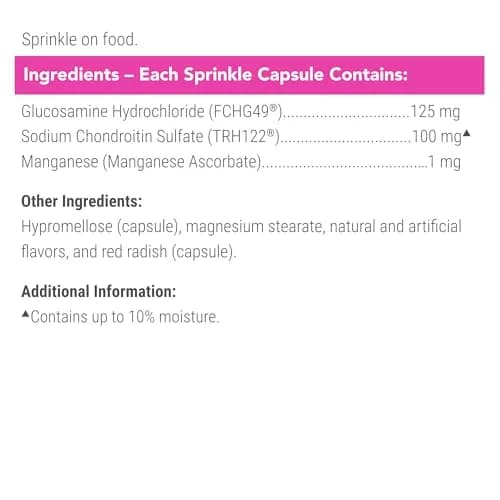 Cosequin Joint Supplement for Cats, Easy Sprinkle Capsule 80ct | Vet-Recommended USA Import for Joint Health thumbnail 6