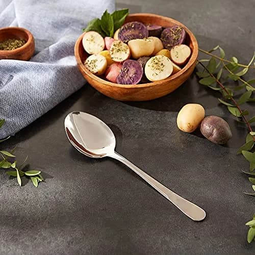 RSVP International Endurance Serving Spoon 21.89 cm (9 inches) | Polished Stainless Steel for Serving & Blending thumbnail 6
