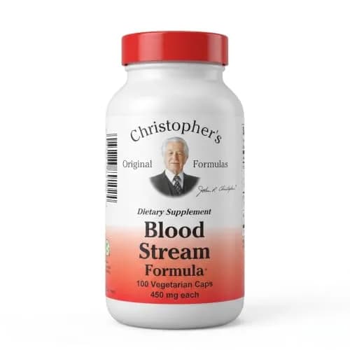 Christopher's Original Formulas Blood Stream Formula 100 Vegetarian Capsules | Supports Vein Elasticity & Blood Circulation thumbnail 1
