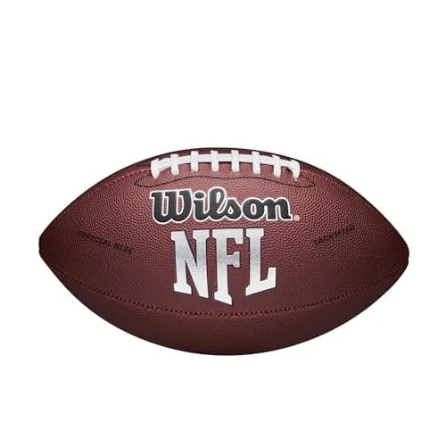 Wilson NFL MVP Football - Official Size, Brown | Soft Composite Leather Grip for All Abilities thumbnail 1
