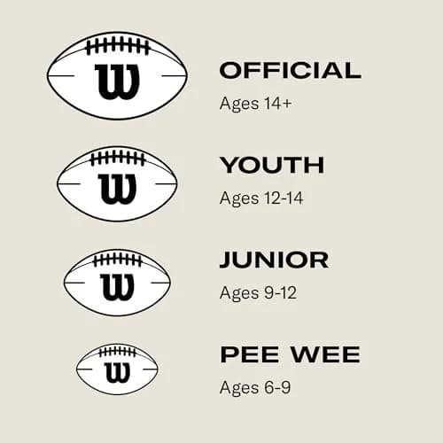 Wilson NFL MVP Football - Official Size, Brown | Soft Composite Leather Grip for All Abilities thumbnail 6