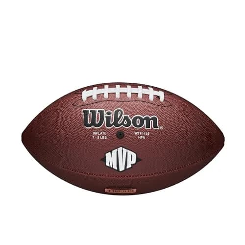Wilson NFL MVP Football - Official Size, Brown | Soft Composite Leather Grip for All Abilities thumbnail 3