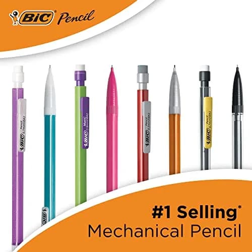 BIC Xtra-Precision Mechanical Pencil Set, 0.5mm, 5-Count Pack | Sharp, Reliable Drafting Tool thumbnail 6