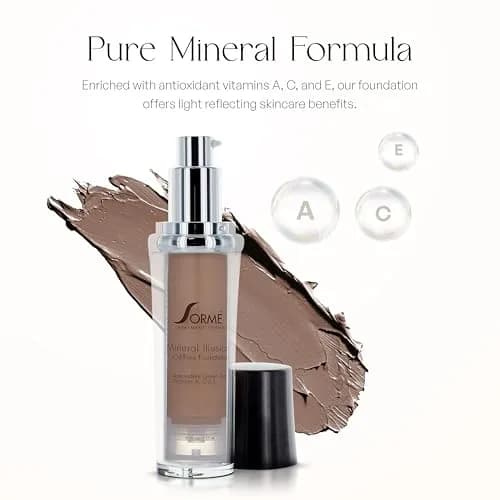 SORMÉ Mineral Illusion Liquid Foundation Dark Beige 25ml (0.85 fl oz) | Hydrating Oil-Free Formula thumbnail 6