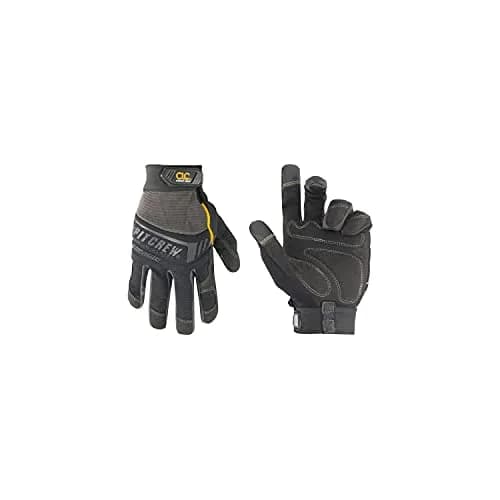 Custom Leathercraft Engine Crew Mechanic's Glove, Black, Medium | Touch Screen & Durable Synthetic Leather thumbnail 1