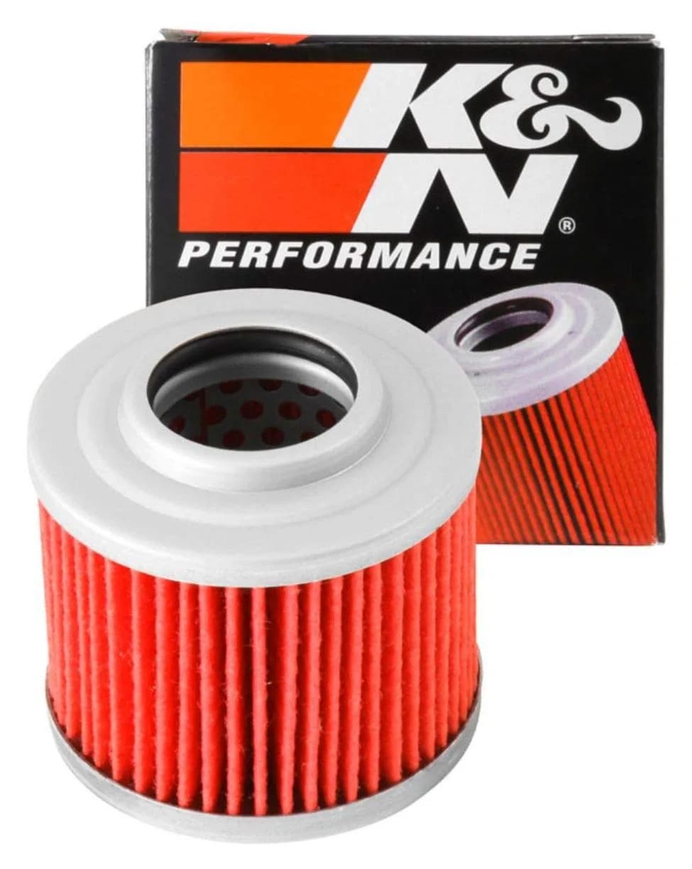 K&N Motorcycle Oil Filter KN-151 | High Performance Synthetic, Up to 20,000 Miles