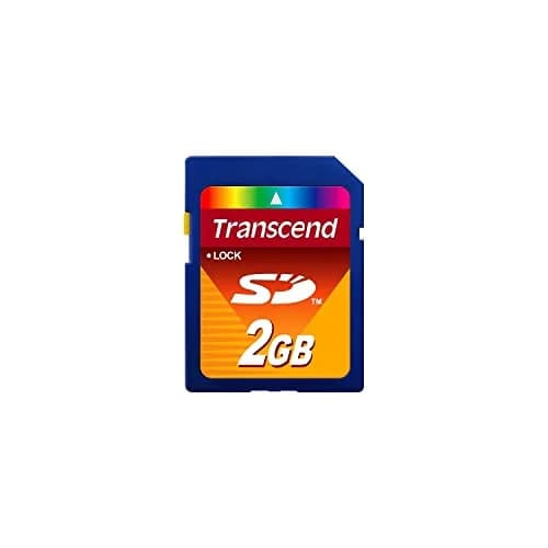 Transcend 2 GB SD Flash Memory Card | Secure Digital Card Interface Standard thumbnail 1