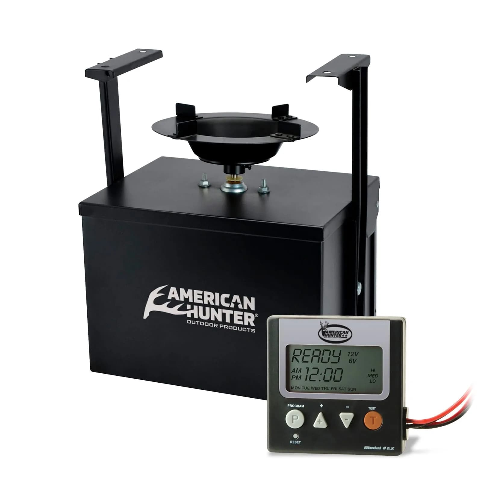 American Hunter Digital Spin Kit Automatic Feeder & Timer | Wildlife Game Feeder for Hunting & Wildlife Management - main product image