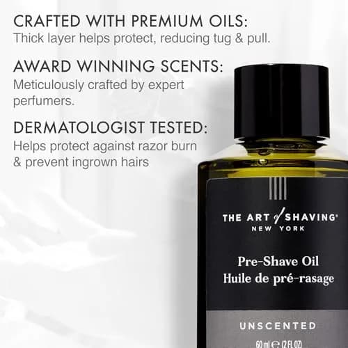 The Art of Shaving Unscented Pre-Shave Beard Oil 59ml (2 Fl Oz) | Improves Razor Glide for Sensitive Skin thumbnail 2
