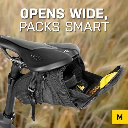 Topeak Aero Wedge Strap Mount Medium Bike Saddle Bag | 1.31L Expandable Storage thumbnail 3