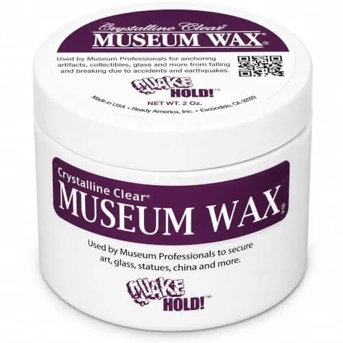 QuakeHold! Museum Wax Clear Adhesive 2 oz (56.7 g) | Secure Antiques & Collectibles thumbnail 1