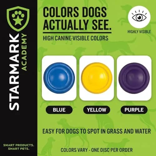 Starmark EasyGlide DuraFoam Flying Disc Dog Toy 9-inch | Soft, Durable & Floats in Water thumbnail 3