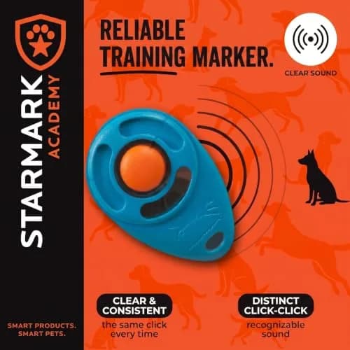 Starmark Pro-Training Clicker for Dogs | Ergonomic, Rustproof, Scientific Pet Training Tool thumbnail 3