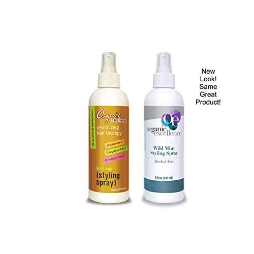 Organic Excellence Wild Mint Hair Styling Spray, Alcohol-Free, 8 oz | Natural Shine & Manageability for All Hair Types thumbnail 4