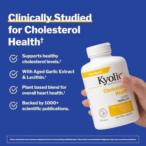 Kyolic Aged Garlic Extract Formula 104, 300 Capsules thumbnail 2