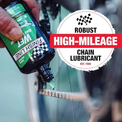 Finish Line Wet Bike Chain Lubricant 2 oz | Water-Resistant Drivetrain Protection thumbnail 4