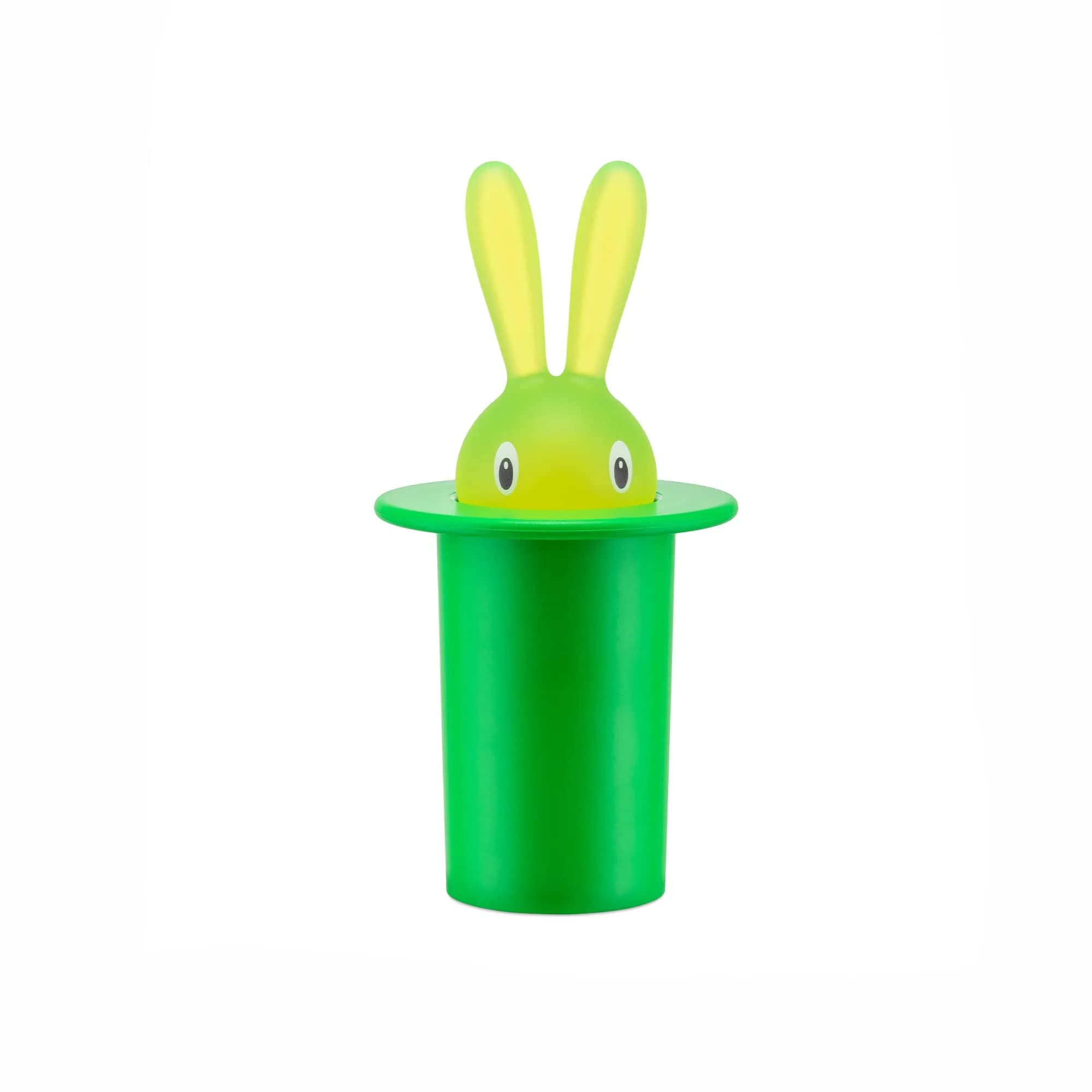 A di Alessi Magic Bunny Toothpick Holder, Green | Fun Design for Tabletop - main product image
