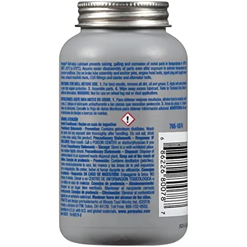 Permatex 80078 Anti-Seize Lubricant with Brush Top Bottle, 236ml (8 fl oz) | High Temp Up to 1600°F thumbnail 2