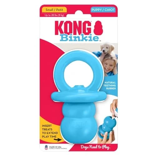 KONG Puppy Binkie Small | Natural Rubber Teething Toy for Puppies thumbnail 7