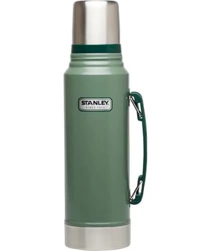 Stanley Heritage Classic Vacuum Bottle 1.1 qt Hammertone Green | Leakproof Lid, Built-in Cup thumbnail 1