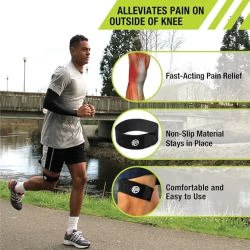 Pro-Tec Athletics IT Band Compression Wrap Small-Large | Orthopedic Brace for ITBS Relief thumbnail 3