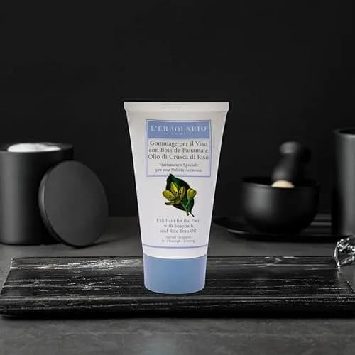 L'Erbolario Exfoliant Soapbark & Rice Bran Oil 2.5 oz | Gentle Face Cleanser for All Skin Types thumbnail 5