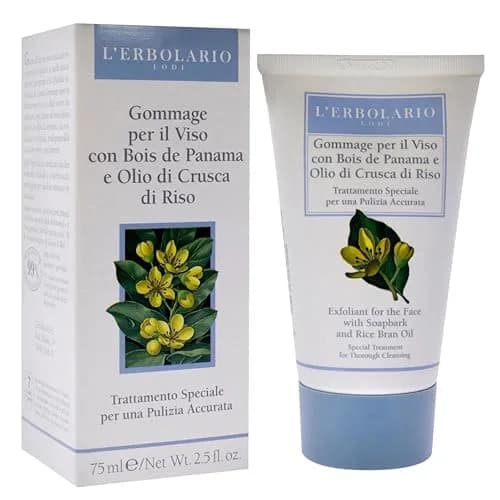 L'Erbolario Exfoliant Soapbark & Rice Bran Oil 2.5 oz | Gentle Face Cleanser for All Skin Types thumbnail 6