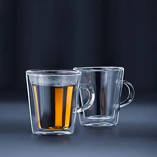 Bodum Canteen Double Wall Mug 200ml | Heat-Resistant Glass, Set of 2 thumbnail 2