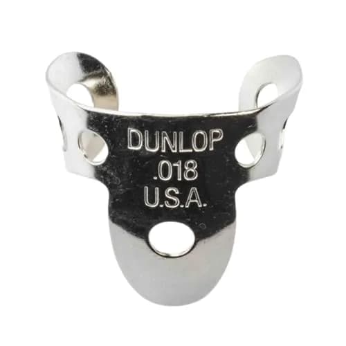 Jim Dunlop Nickel Silver Fingerpicks .018 IN | Bright, Classic Sound for Guitar & Banjo thumbnail 2