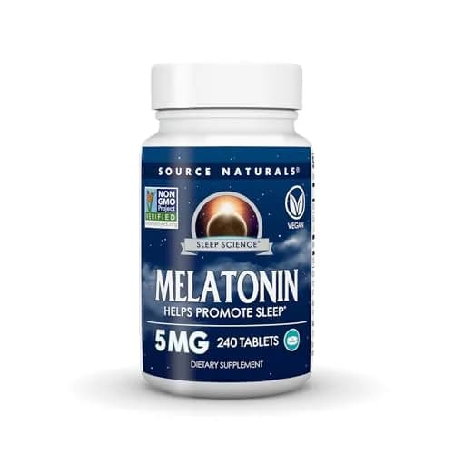 Source Naturals Melatonin 5 mg | Natural Sleep Support, 240 Tablets thumbnail 1