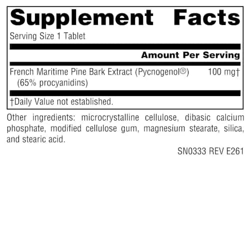 Source Naturals Pycnogenol 100 mg | Antioxidant Supplement for Good Health thumbnail 2