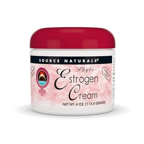 Source Naturals Phyto-Estrogen Cream, Paraben-Free - 4 oz Cream | Liposomal Botanical Blend for Skin thumbnail 1