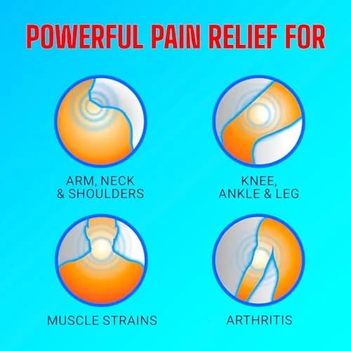 Icy Hot Original Pain Relief Patches Medium Size 5 Count (0.6 oz) | Medication for Backaches, Joints, Muscle Strains and Arthritis thumbnail 3