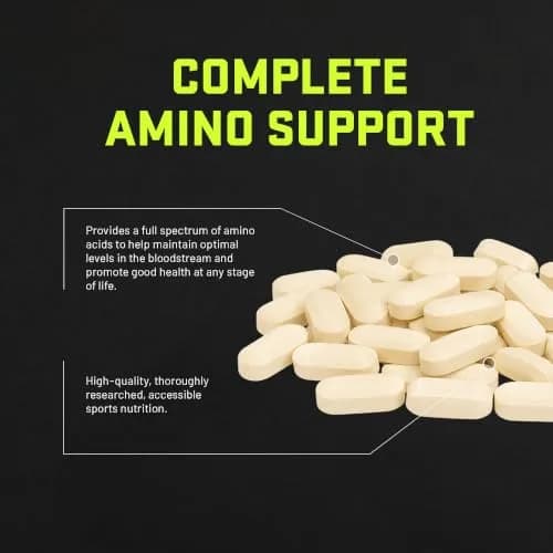 Ultimate Nutrition Amino 2000, Super Whey Formula, BCAA Tablets, 330 Count | Supports Muscle Growth & Recovery thumbnail 6