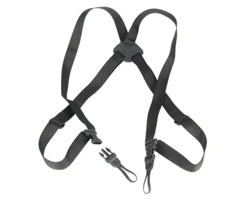OP/TECH USA Bino/Cam Harness Black Webbing | Dual Camera & Binocular Shoulder Strap thumbnail 1