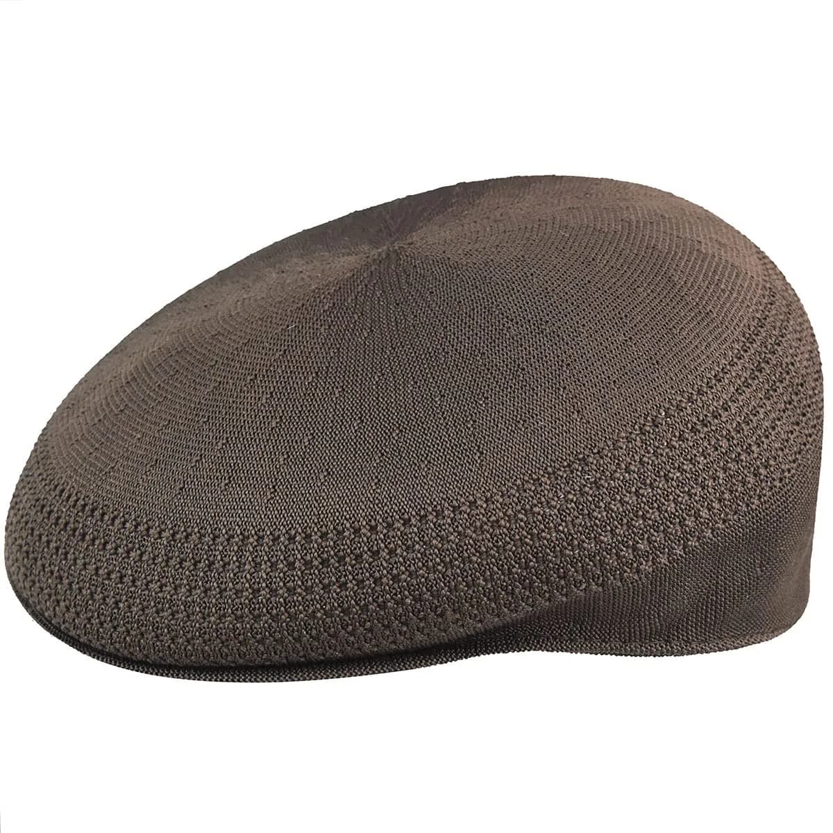 Kangol Tropic Ventair 504 Cap Navy, 50.8 cm (20 in) | Iconic Breathable Hat for Men — Brown / X-Large