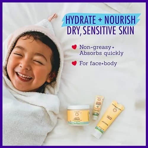 California Baby Calendula Cream 2.9 oz | Plant-Based Moisturizer for Dry Skin | Lavender Baby Lotion | Hypoallergenic thumbnail 4
