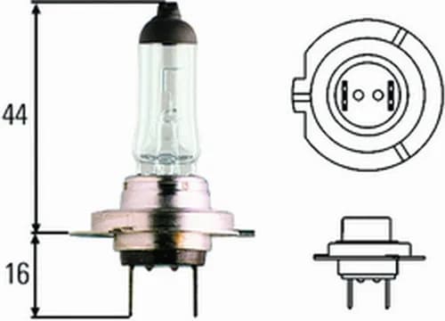 Hella H7 100W High Wattage Halogen Bulb, 12V | Off-Road Use Only thumbnail 2