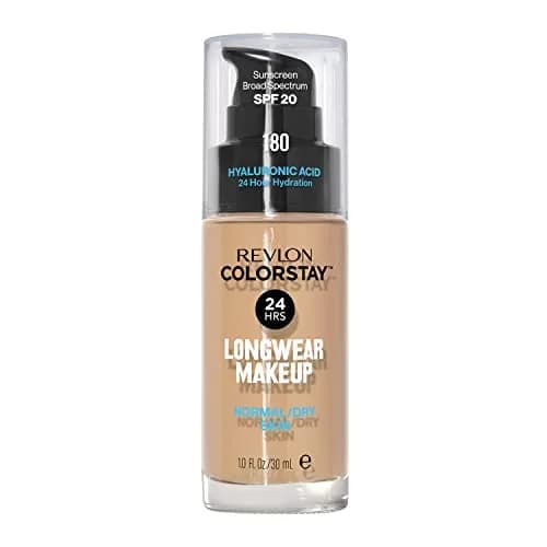 Revlon ColorStay Liquid Foundation for Normal/Dry Skin SPF 20, 1 fl oz (29.57 ml) | Longwear Medium-Full Coverage thumbnail 1