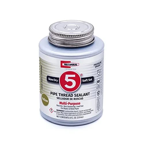 RectorSeal No. 5 Pipe Thread Sealant | Lubricates & Protects Threads, Soft Setting, 8 fl. oz. thumbnail 1