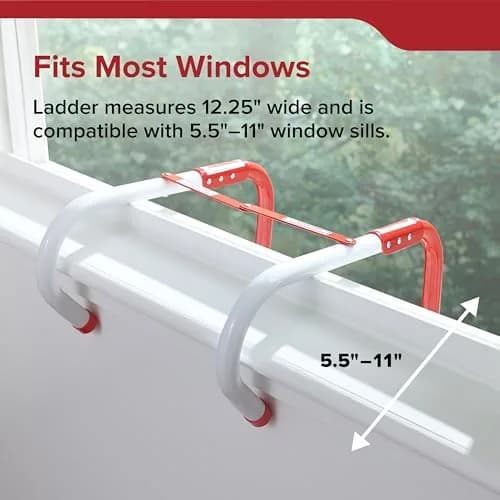 Kidde Fire Escape Ladder, 3-Story Rope Ladder, 25-Feet | Tested to 1,000 Pounds thumbnail 4