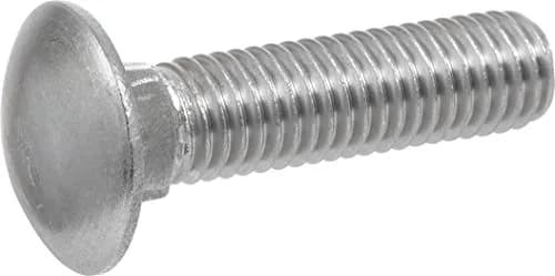Hillman Stainless Steel Carriage Bolts 1/4 x 1-1/2 Inch 50-Pack | Grade 2, Round Head, Square Neck thumbnail 1