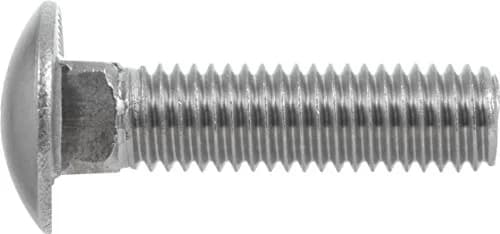 Hillman Stainless Steel Carriage Bolts 1/4 x 1-1/2 Inch 50-Pack | Grade 2, Round Head, Square Neck thumbnail 2
