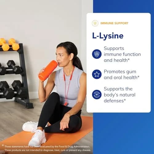 Pure Encapsulations L-Lysine 90 Capsules | Supports Immune & Gum Health thumbnail 3