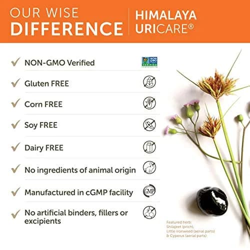 Himalaya UriCare Herbal Supplement 240 Capsules (60 Day Supply) | Kidney & Bladder Support thumbnail 5
